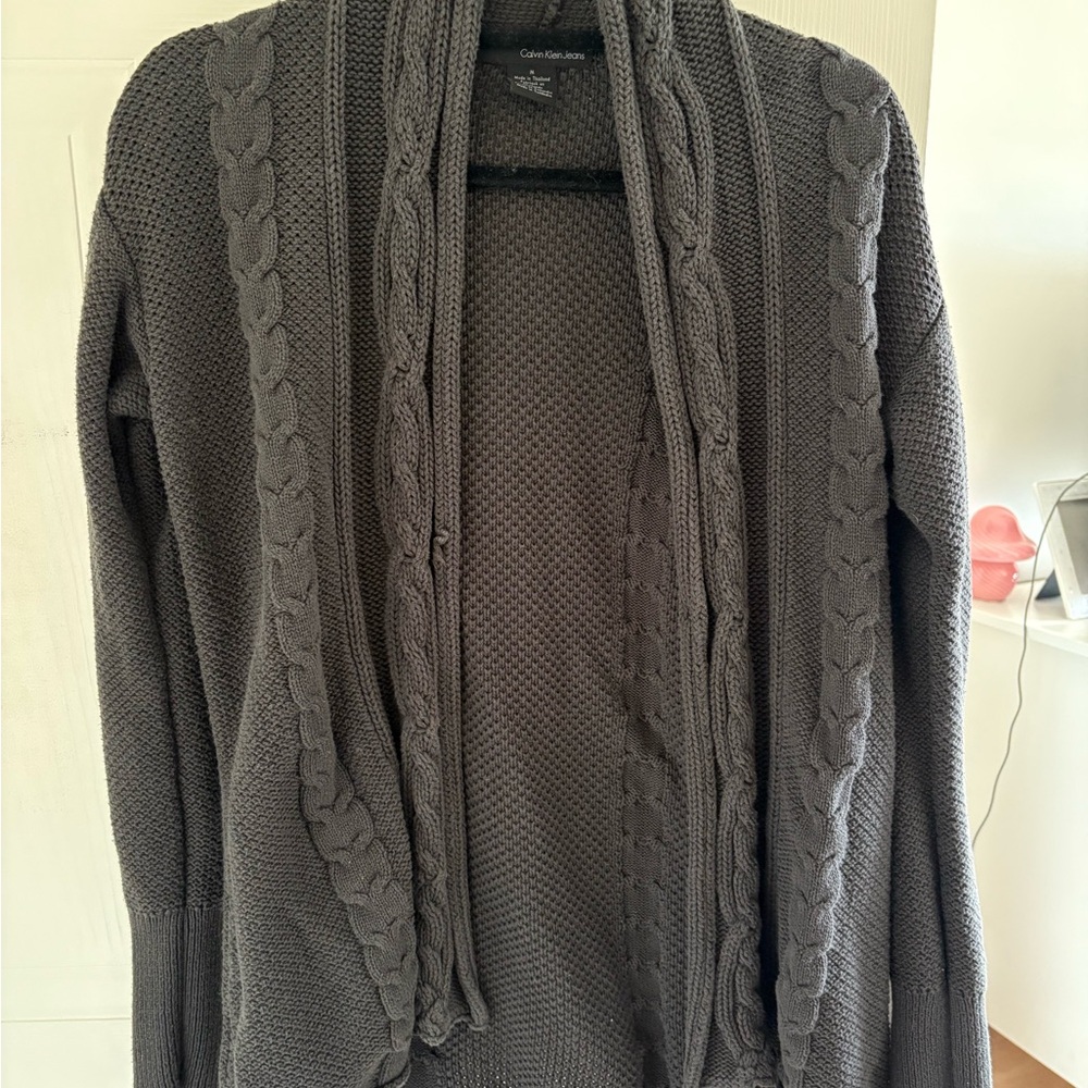 Calvin Klein Dark Grey Cardigan